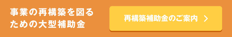 事業の再構築を図るための大型補助金 再構築補助金のご案内